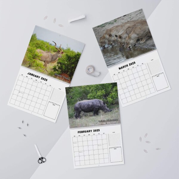 2025 South Africa Safari Wall Calendar - Image 8