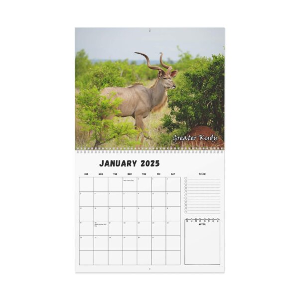 2025 South Africa Safari Wall Calendar - Image 5