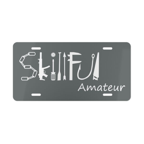 Skillful Amateur License Plate