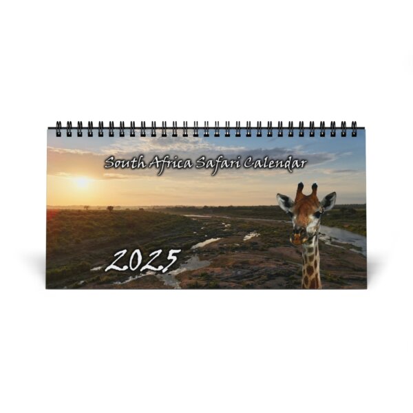 2025 South Africa Safari Desktop Calendar