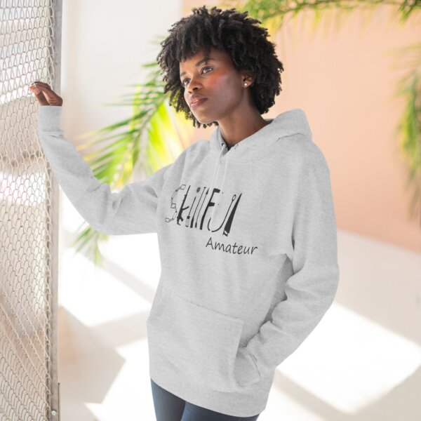 Skillful Amateur Three-Panel Fleece Hoodie - Image 6