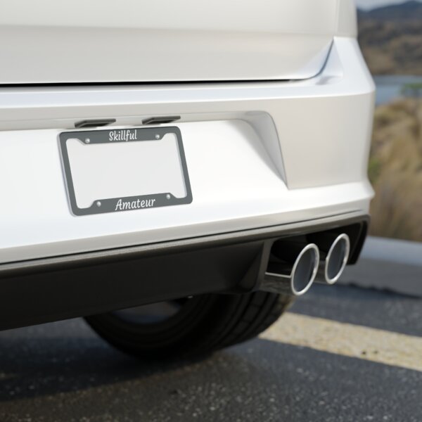 Skillful Amateur License Plate Frame - Image 3