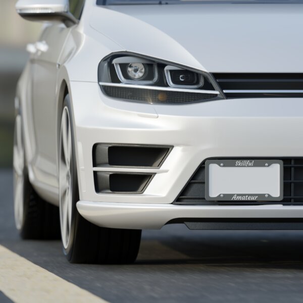 Skillful Amateur License Plate Frame - Image 4