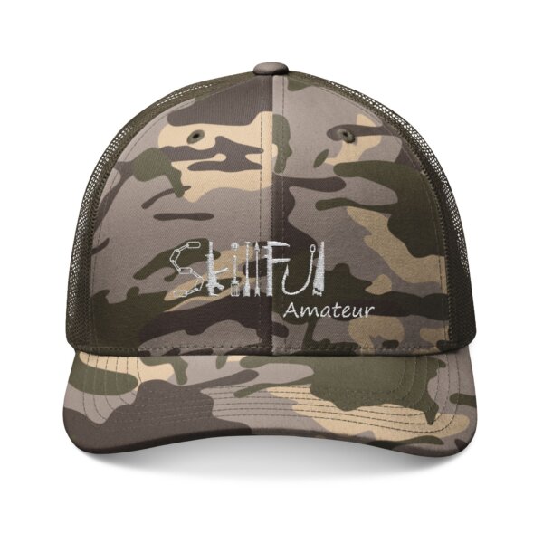 Skillful Amateur Camouflage Trucker Hat