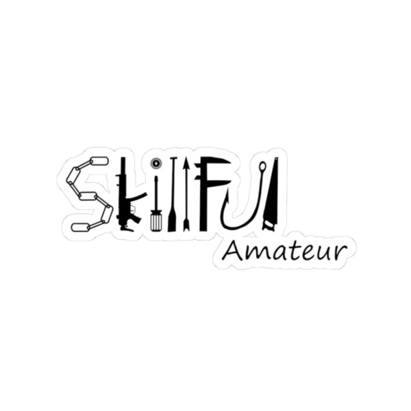 Skillful Amateur Logo Sticker