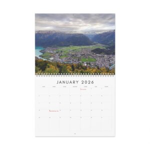 2026 Switzerland Landscapes Wall Calendar
