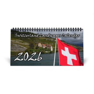 2026 Switzerland Landscapes Desktop Calendar