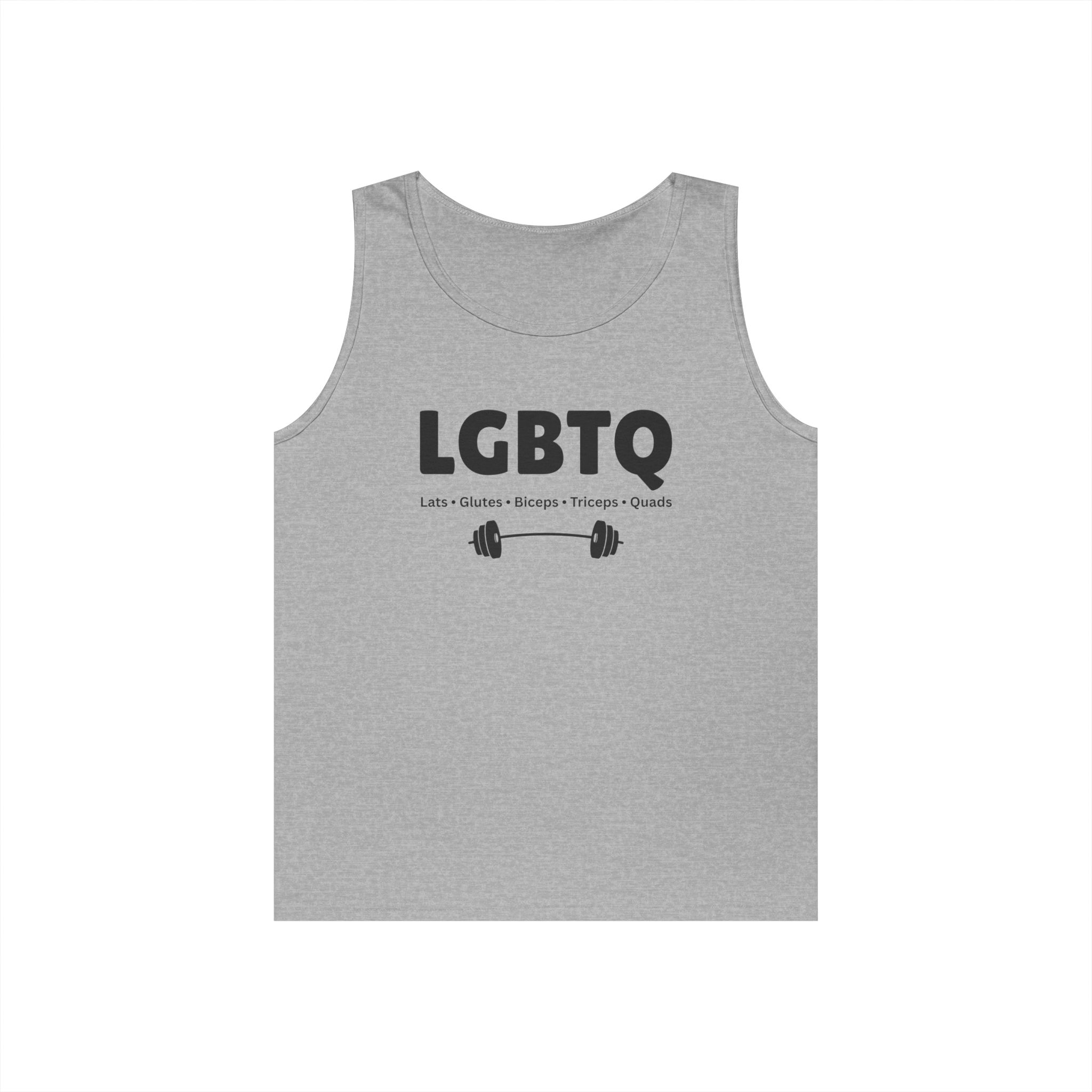 Lats Glutes Biceps Triceps Quads Tank — Funny LGBTQ Gym Workout Tank Top - Image 9
