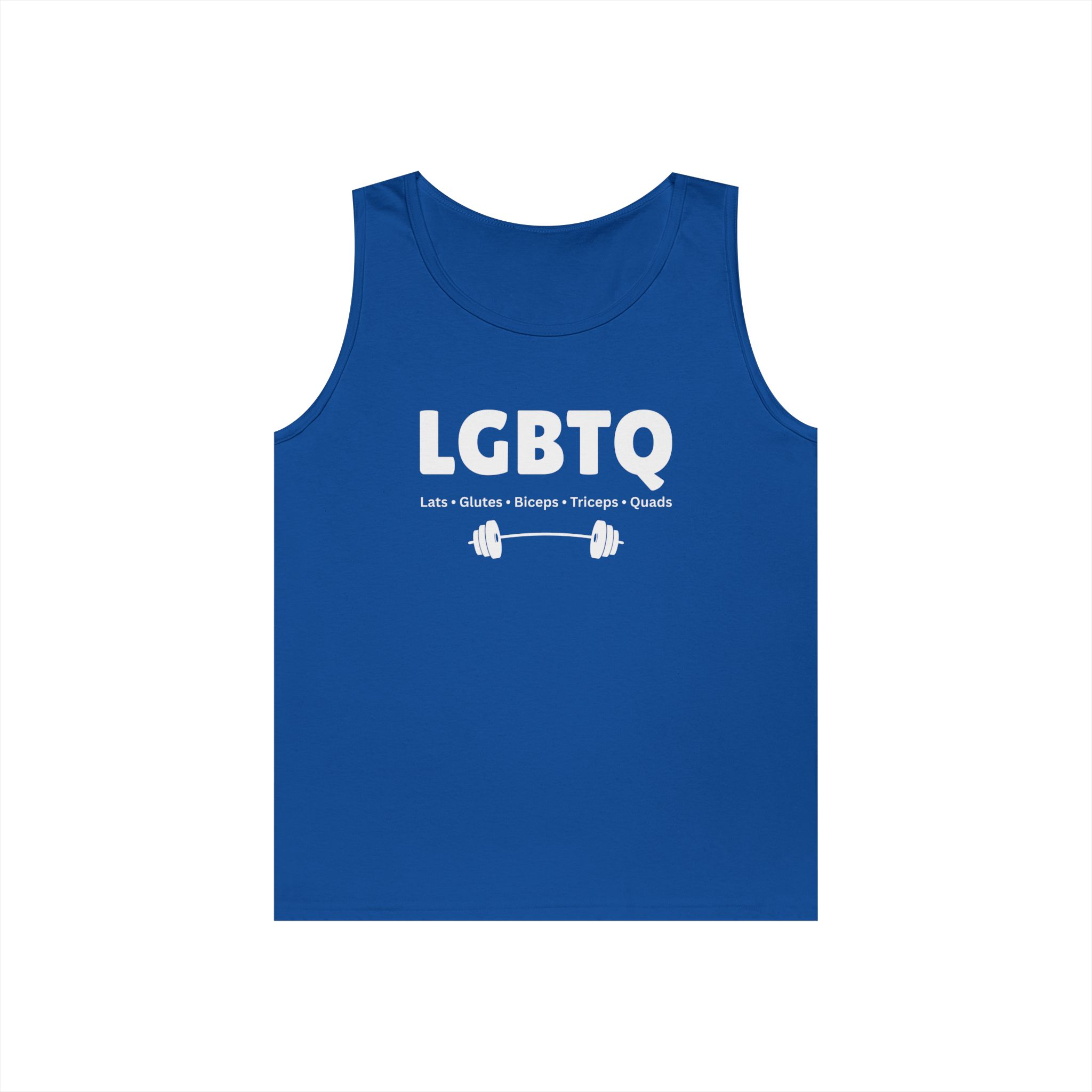 Lats Glutes Biceps Triceps Quads Tank — Funny LGBTQ Gym Workout Tank Top - Image 17